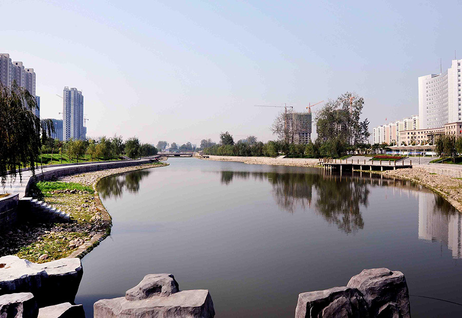 駐馬店市冷水河兩岸景觀